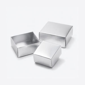 Custom Luxury Silver Foil Boxes