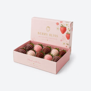 Custom Printed Chocolate Covered Strawberry Boxes