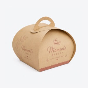 Kraft Cake Boxes with Handle
