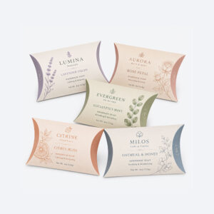 Personalized Pillow Soap Boxes